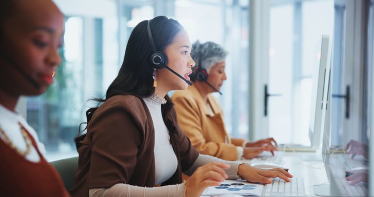 employees in office working - IT Support